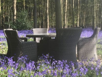 Seville 6 Chair Round Dining Set
