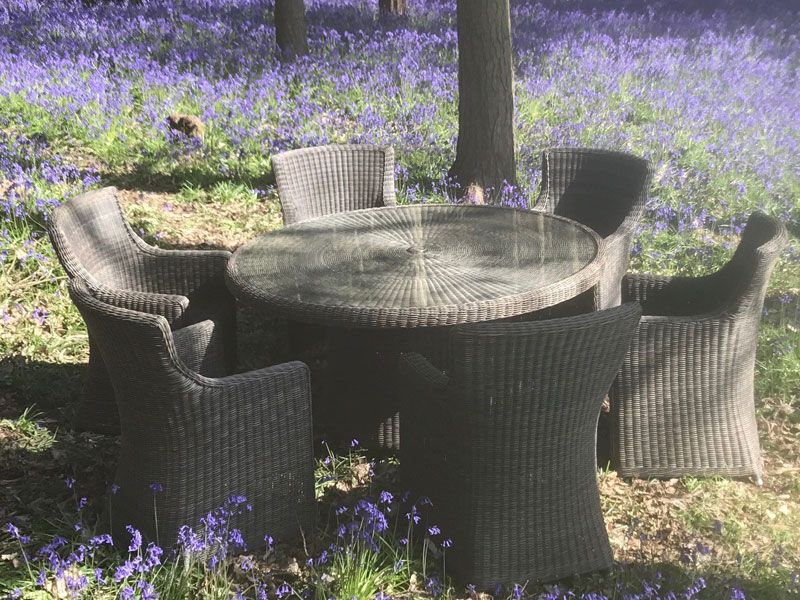 Seville 6 Chair Round Dining Set