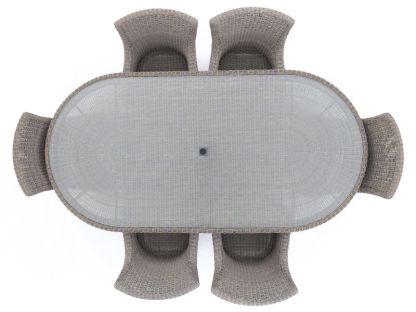 Seville Rattan Oval Table