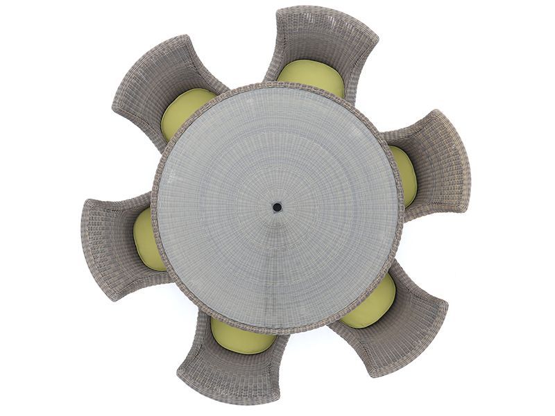 Seville 6 Chair Round Dining Set-Garden Furniture Centre-HighRange,Rattan,Outdoor Dining,Rattan Furniture,Outdoor Sale-{collection_title}