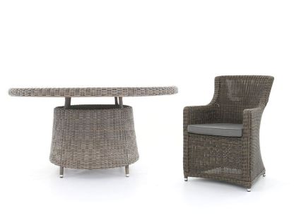 Seville 6 Chair Round Dining Set