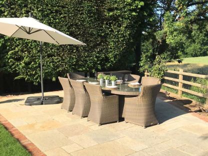 Seville 8 Chair Dining Set