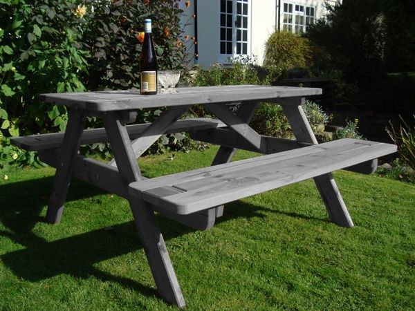 Sherwood Picnic Table | 140cm-Garden Furniture Centre-LowRange,Information,Amazon Trade Account,Benches,Outdoor Furniture,Picnic Tables-{collection_title}