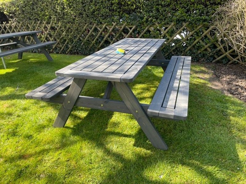 Sherwood Picnic Table | 140cm-Garden Furniture Centre-LowRange,Information,Amazon Trade Account,Benches,Outdoor Furniture,Picnic Tables-{collection_title}