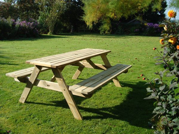 Sherwood Picnic Table 180cm | FSC® Certified-Garden Furniture Centre-LowRange,MidRange,Information,Amazon Trade Account,Benches,Outdoor Furniture,Picnic Tables,FSC®-{collection_title}