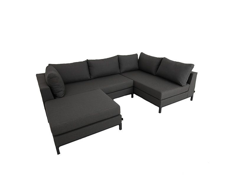 Sicilie Corner Sofa Unit | Right-Garden Furniture Centre-HighRange,Outdoor Lounging,Outdoor Furniture,Metal Furniture,Corner Lounge Units,Sicilie Range,Metal,Metal Sofas-{collection_title}