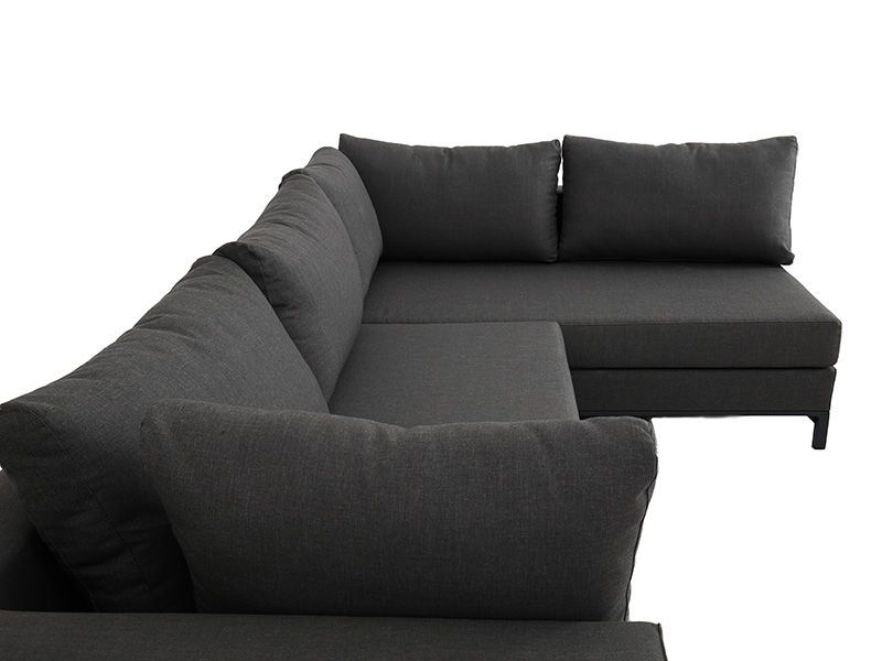 Sicilie Corner Sofa Unit | Right-Garden Furniture Centre-HighRange,Outdoor Lounging,Outdoor Furniture,Metal Furniture,Corner Lounge Units,Sicilie Range,Metal,Metal Sofas-{collection_title}