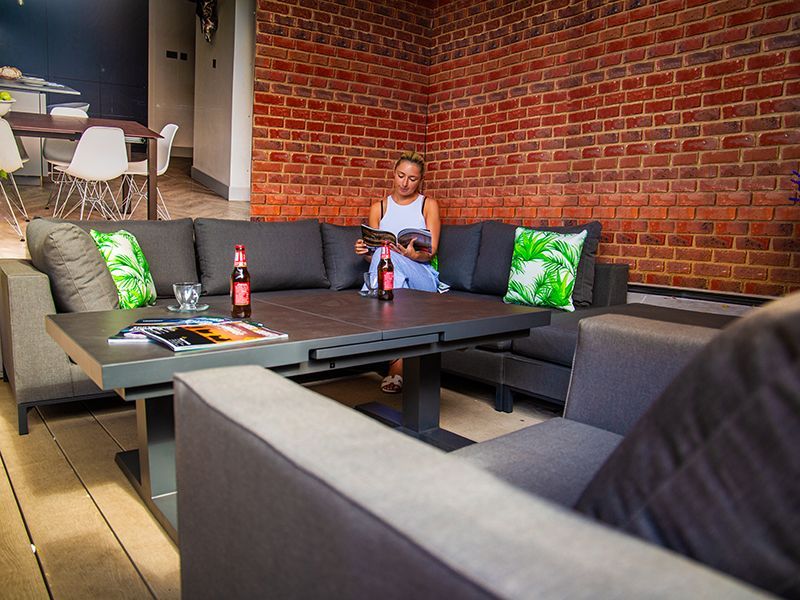 Sicilie Ceramic Extending Table-Garden Furniture Centre-HighRange,Dining Table,Metal,Outdoor Furniture,Metal Furniture,Outdoor Dining,Tables,Metal Tables,Metal Tables Metal-{collection_title}