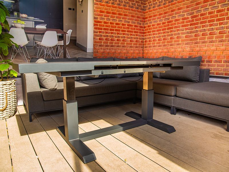 Sicilie Ceramic Extending Table-Garden Furniture Centre-HighRange,Dining Table,Metal,Outdoor Furniture,Metal Furniture,Outdoor Dining,Tables,Metal Tables,Metal Tables Metal-{collection_title}