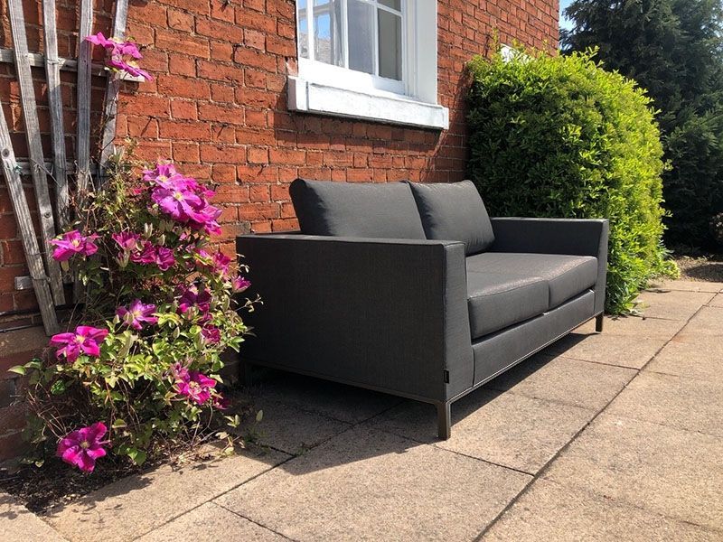 Sicilie Lounge Two Seater Sofa | Anthracite Frame -Garden Furniture Centre-HighRange,Outdoor Lounging,Outdoor Furniture,Metal Furniture,Sicilie Range-{collection_title}