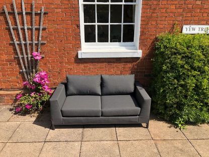 Sicilie Lounge Two Seater Sofa | Anthracite Frame | Ex Display 