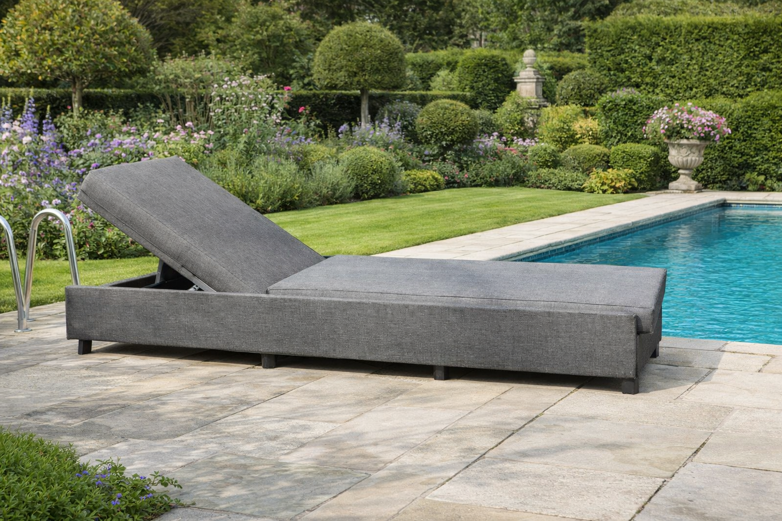 Sicilie Sun Lounger | Anthracite Frame 