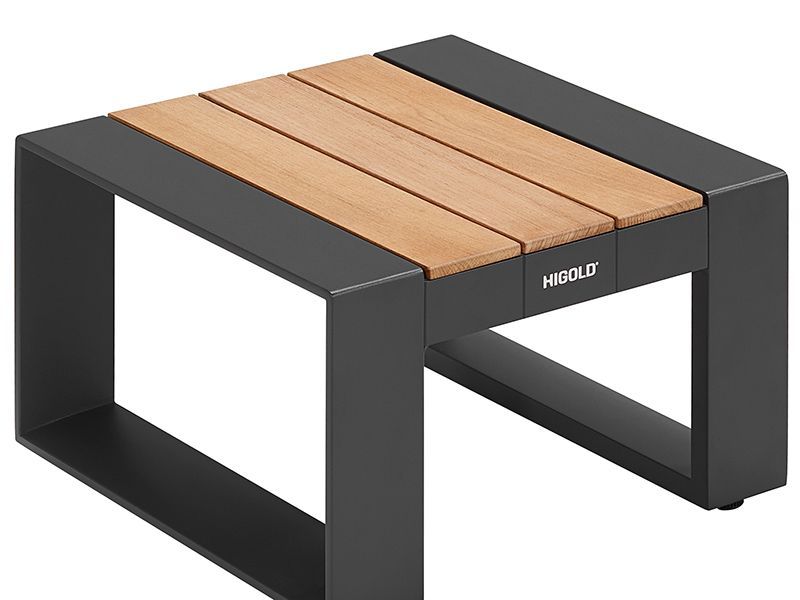 Cambusa Side Table | White or Grey-Garden Furniture Centre-LowRange,Outdoor Furniture,Teak Garden Furniture,Metal Furniture,HIGOLD Range,Teak,Metal,Tables,Teak Tables,Metal Tables,Metal Tables Metal-{collection_title}