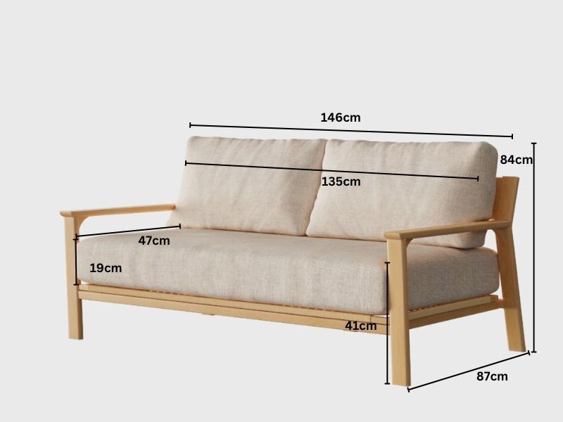 Sienna Lounge 2 Seater Sofa | Ex-display-Garden Furniture Centre-HighRange,Outdoor Furniture,Teak Garden Furniture,Sienna Range,Sale,Clearance Line,Outdoor Lounging,Teak,Teak Sofas,Sofa,Ex-Display,Showroom exdis-{collection_title}