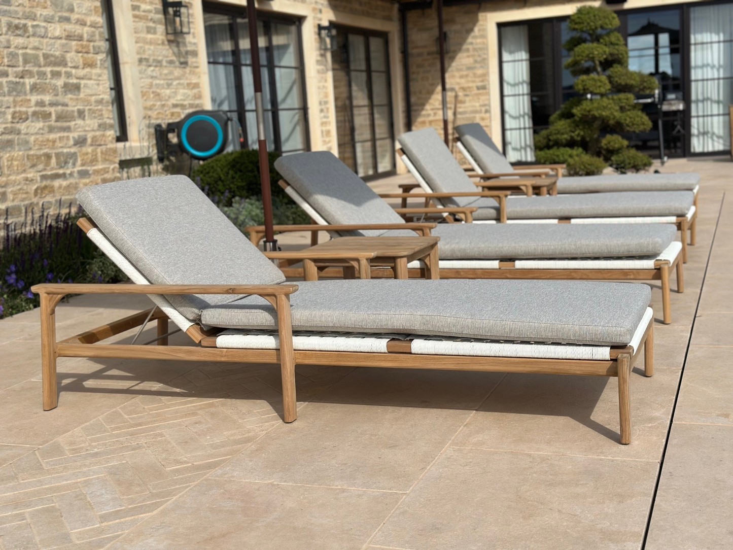 Sienna Sun Lounger-Garden Furniture Centre-MidInstock,instock,MidRange,Loungers,Outdoor Furniture,Teak Garden Furniture,Loungers & Daybeds,Sienna Range,Teak,Outdoor Lounging,Teak Loungers Loungers,Teak Loungers,Sale,Clearance Line-{collection_title}