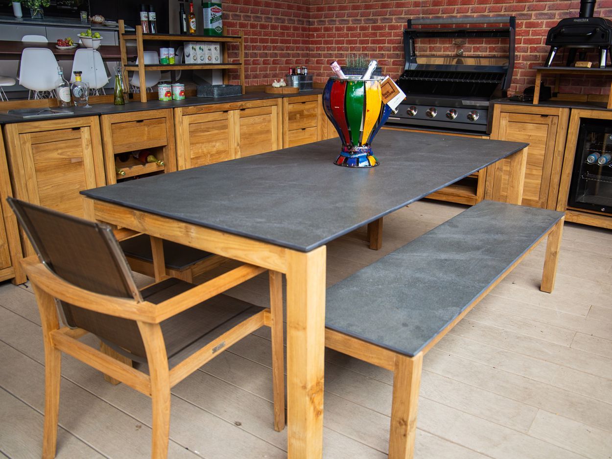 Sierra Bench Set-Garden Furniture Centre-HighRange,Teak,Tables,Dining Set,Outdoor Furniture,Teak Garden Furniture,Outdoor Dining-{collection_title}