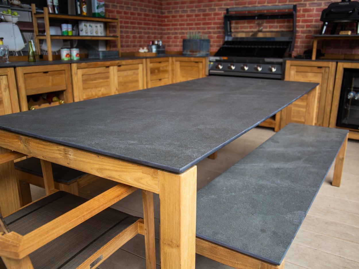 Sierra Bench Set-Garden Furniture Centre-HighRange,Teak,Tables,Dining Set,Outdoor Furniture,Teak Garden Furniture,Outdoor Dining-{collection_title}