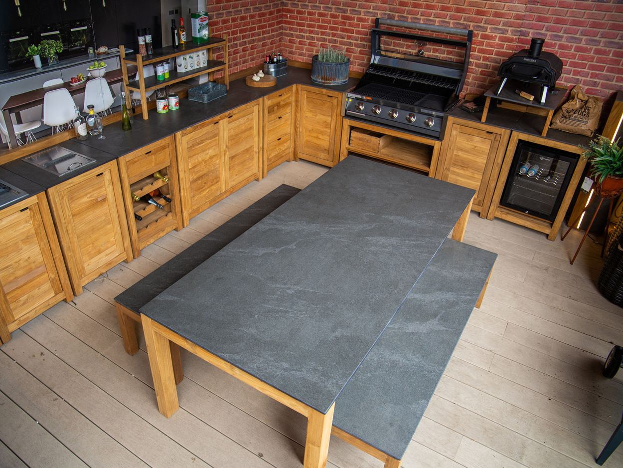 Sierra Bench Set-Garden Furniture Centre-HighRange,Teak,Tables,Dining Set,Outdoor Furniture,Teak Garden Furniture,Outdoor Dining-{collection_title}