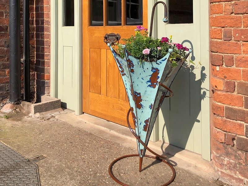 Singing In The Rain | Umbrella Stand -Garden Furniture Centre-48Hour Dispatch,LowRange,Ornaments,Accessories,Ranges,Think Outside Range,Metal Garden Ornaments,Outdoor Storage,Garden Planters,Think Outside Range Ranges,Ornaments Accessories-{collection_title}