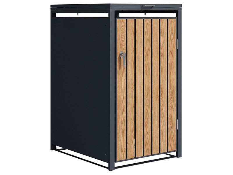  Galvanized Steel Wheelie Bin Cover | Single