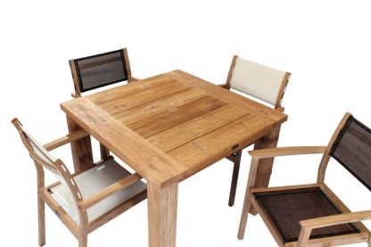 Regent 1m Table & 4 Stacking Chair | FSC® Certified