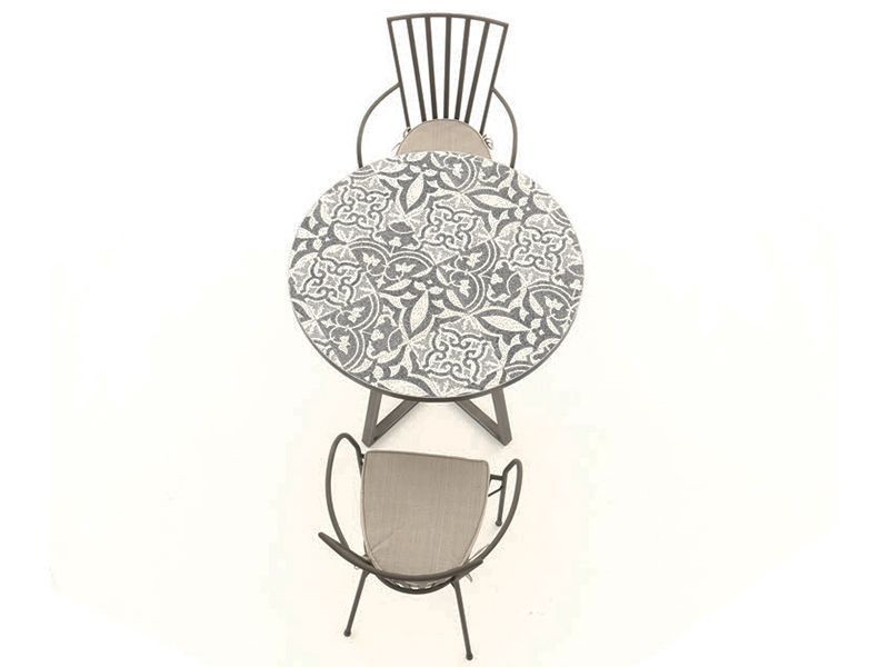 Terrazzo Bistro Table-Garden Furniture Centre-LowRange,MidRange,Dining Table,Outdoor Furniture,Metal Furniture,Outdoor Dining,Balcony & Duo Sets,Metal,Tables,Metal Tables,Metal Tables Metal,Ornaments Accessories,Accessories-{collection_title}