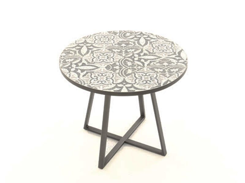 Terrazzo Bistro Table-Garden Furniture Centre-LowRange,MidRange,Dining Table,Outdoor Furniture,Metal Furniture,Outdoor Dining,Balcony & Duo Sets,Metal,Tables,Metal Tables,Metal Tables Metal,Ornaments Accessories,Accessories-{collection_title}
