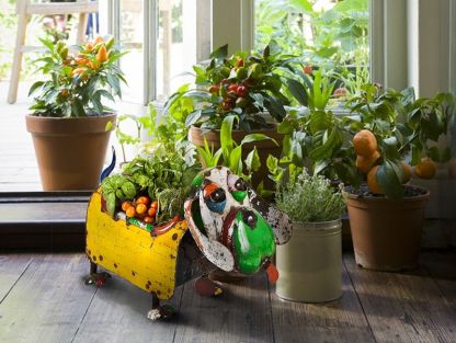 Hound Dog Planter