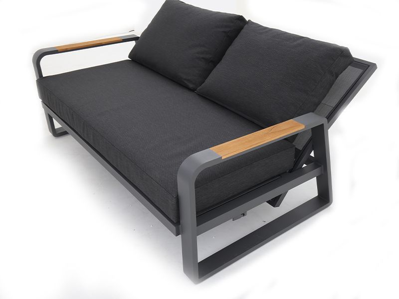 Miami Reclining Lounge Sofa | LIFE Range | Ex-Display-Garden Furniture Centre-HighRange,Outdoor Lounging,Metal Furniture,Life Range,Metal,Metal Sofas,Showroom exdis,Ex-Display,Sale-{collection_title}