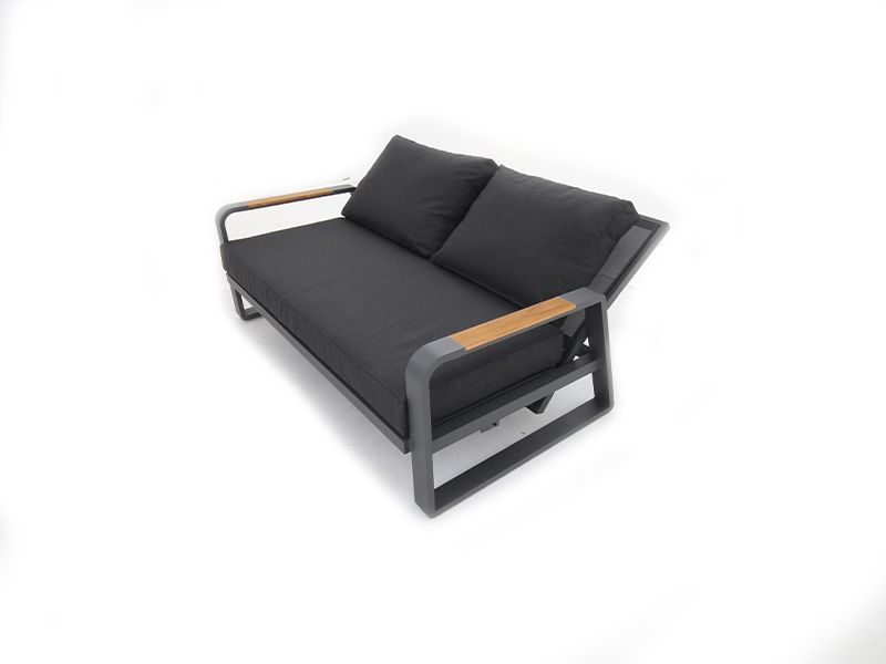 Miami Reclining Lounge Sofa | LIFE Range | Ex-Display-Garden Furniture Centre-HighRange,Outdoor Lounging,Metal Furniture,Life Range,Metal,Metal Sofas,Showroom exdis,Ex-Display,Sale-{collection_title}