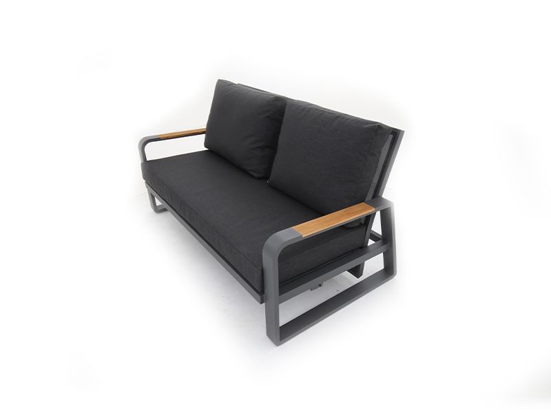 Miami Reclining Lounge Sofa | LIFE Range | Ex-Display-Garden Furniture Centre-HighRange,Outdoor Lounging,Metal Furniture,Life Range,Metal,Metal Sofas,Showroom exdis,Ex-Display,Sale-{collection_title}