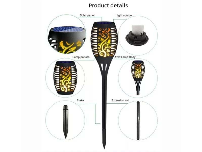 Solar Garden Torch