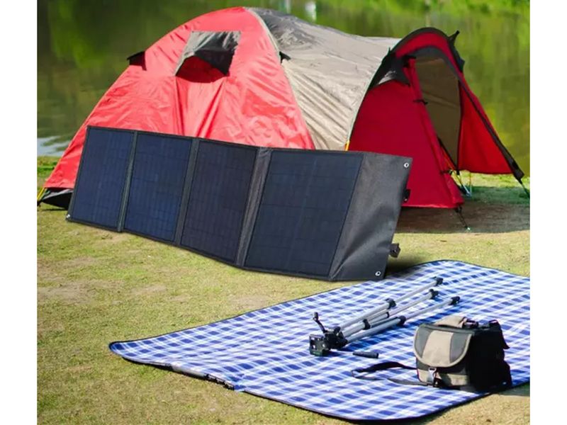 Portable Folding Solar Panel 100W -Garden Furniture Centre-LowRange,Accessories-{collection_title}