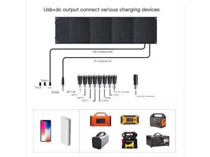 Portable Folding Solar Panel 100W 