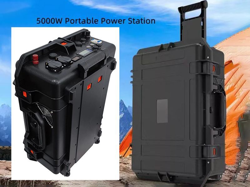 Portable Solar Power Station 5KW | Demo Model-Garden Furniture Centre-HighRange,Showroom exdis,Ex-Display,Spring & Summer Sale,Autumn & Winter Sale,Solar,Power Banks,Power Banks Solar-{collection_title}