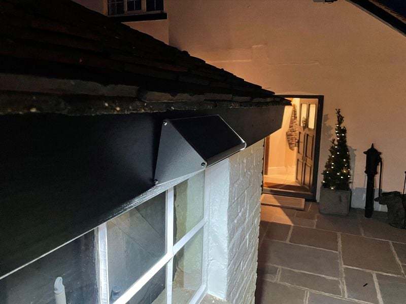 Solar LED Wall Lamp-Garden Furniture Centre-48Hour Dispatch,LowRange,Under 100,LED Solar Lights,Solar Lights  Solar,Solar Lights-{collection_title}