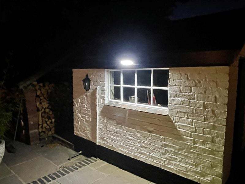 Solar LED Wall Lamp-Garden Furniture Centre-48Hour Dispatch,LowRange,Under 100,LED Solar Lights,Solar Lights  Solar,Solar Lights-{collection_title}