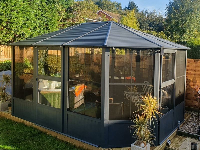 Four Seasons Solarium 12ft x 15ft -Garden Furniture Centre-HighRange,Free Standing,Gazebos,Metal Gazebos,All Seasons Gazebos,Solariums Gazebos,All Seasons Gazebo Range,Garden Rooms Gazebos,Solariums,All Seasons Range-{collection_title}