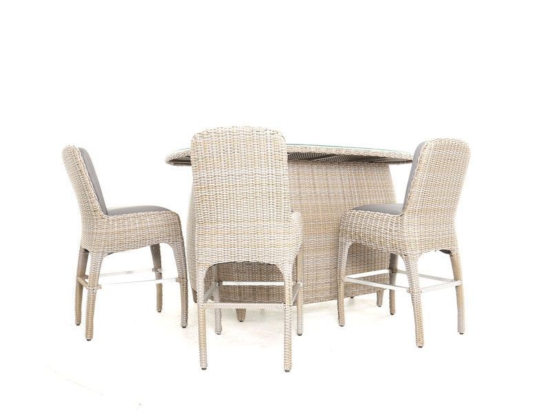 Meteor Spa Bar 3 Chair Set-Garden Furniture Centre-HighRange,Outdoor Dining,Outdoor Furniture,Rattan Furniture,Meteor Range,Rattan,Rattan Sets,Meteor-{collection_title}