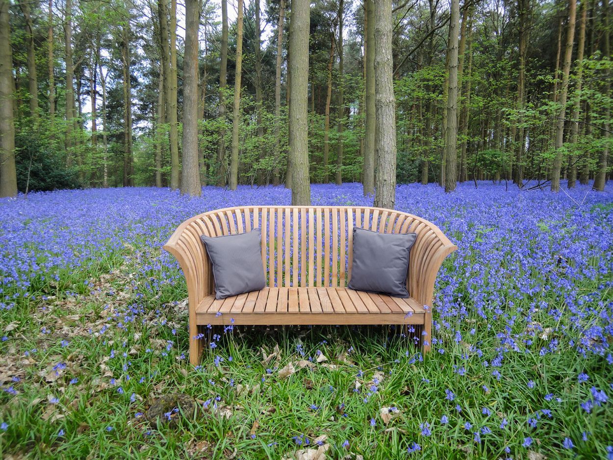 Spring Bench | FSC® Certified | Pre-Order-Garden Furniture Centre-MidRange,Teak,Benches,Outdoor Furniture,FSC®,Teak Benches Benches,Teak Benches-{collection_title}