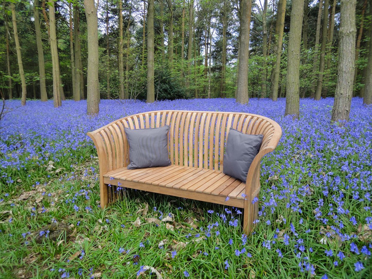 Spring Bench | FSC® Certified | Pre-Order-Garden Furniture Centre-MidRange,Teak,Benches,Outdoor Furniture,FSC®,Teak Benches Benches,Teak Benches-{collection_title}