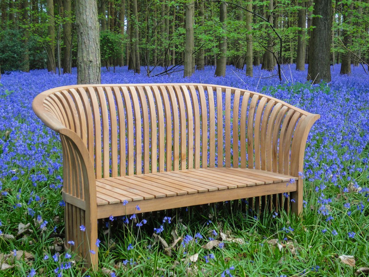 Spring Bench | FSC® Certified | Pre-Order-Garden Furniture Centre-MidRange,Teak,Benches,Outdoor Furniture,FSC®,Teak Benches Benches,Teak Benches-{collection_title}