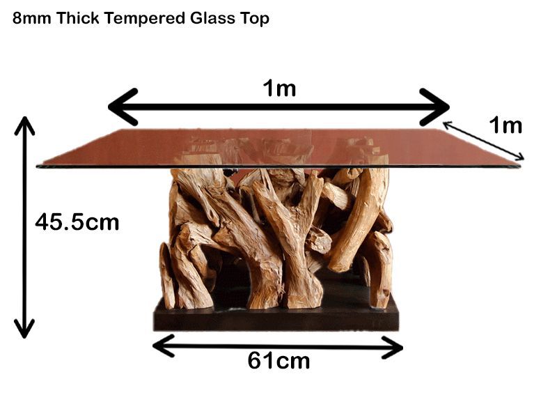 Ace Coffee Table Square-Garden Furniture Centre-Root,MidInstock,instock,MidRange,Coffee Table,Reclaimed Furniture,Teak,Conservatory-{collection_title}