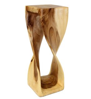 Two Turn Hand Carved Side Table 'Large'