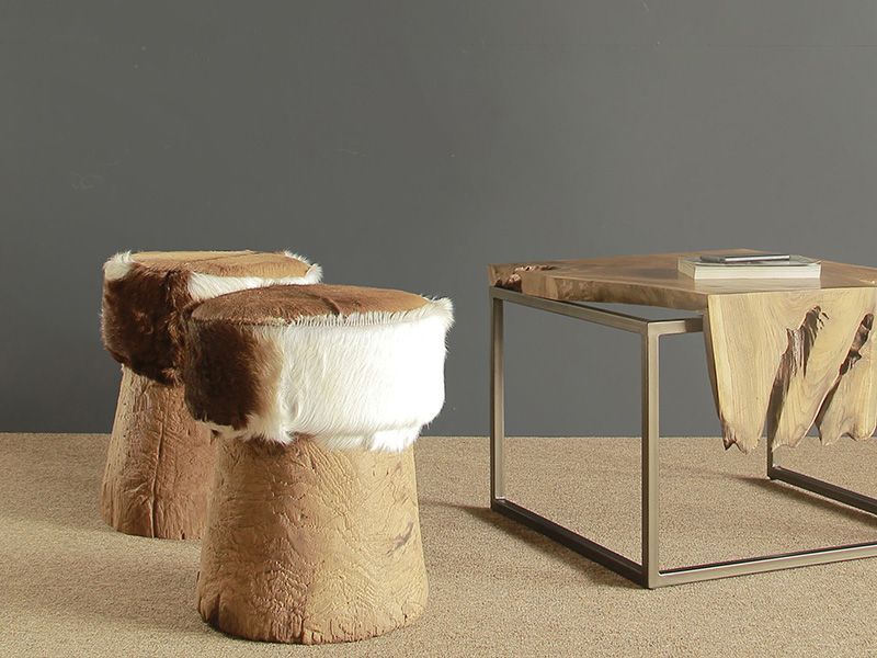 Kanza Stool -Garden Furniture Centre-LowRange,Conservatory,Reclaimed Furniture,Indoor Accessories,Teak,Teak Chairs-{collection_title}