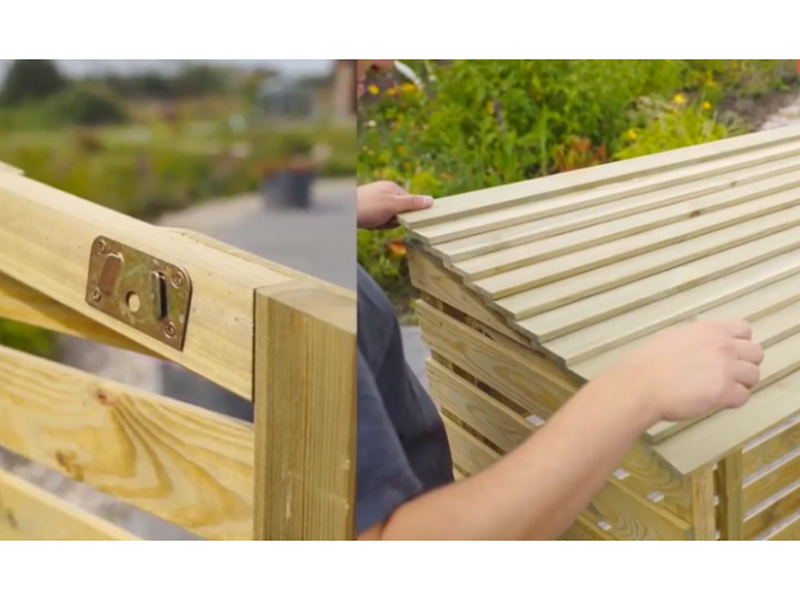 Log Store | Wooden-Garden Furniture Centre-LowRange,Outdoor Storage,FSC®,Log Racks & Stores-{collection_title}