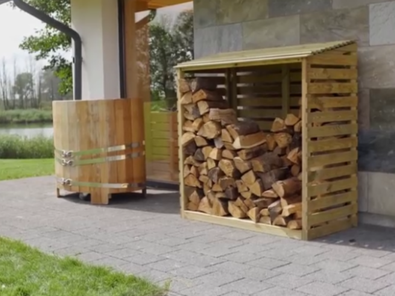 Log Store | Wooden-Garden Furniture Centre-LowRange,Outdoor Storage,FSC®,Log Racks & Stores-{collection_title}