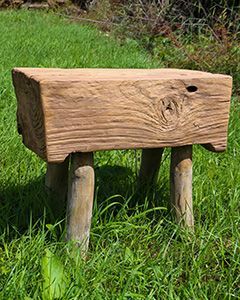 Teak Rustic Stool -Garden Furniture Centre-Root,Conservatory,Reclaimed Furniture,Indoor Accessories-{collection_title}