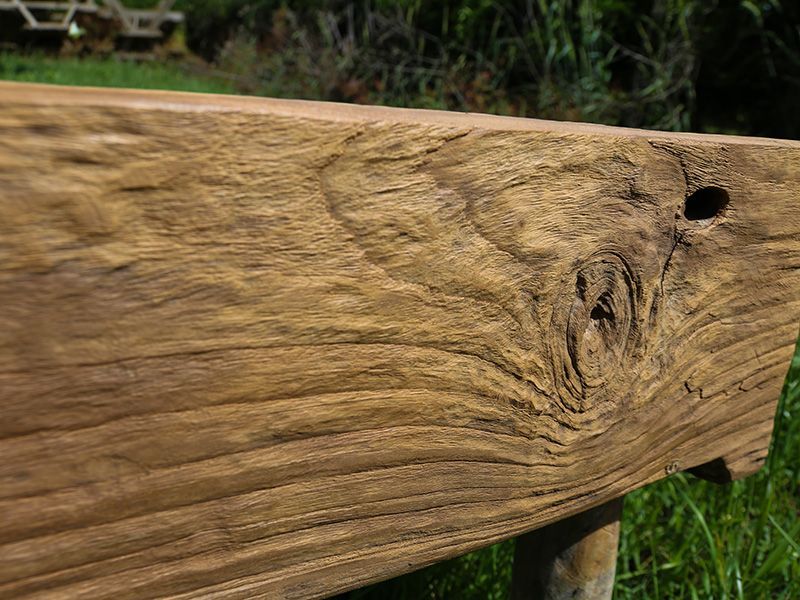 Traditional Rice Pounder Stool | Teak