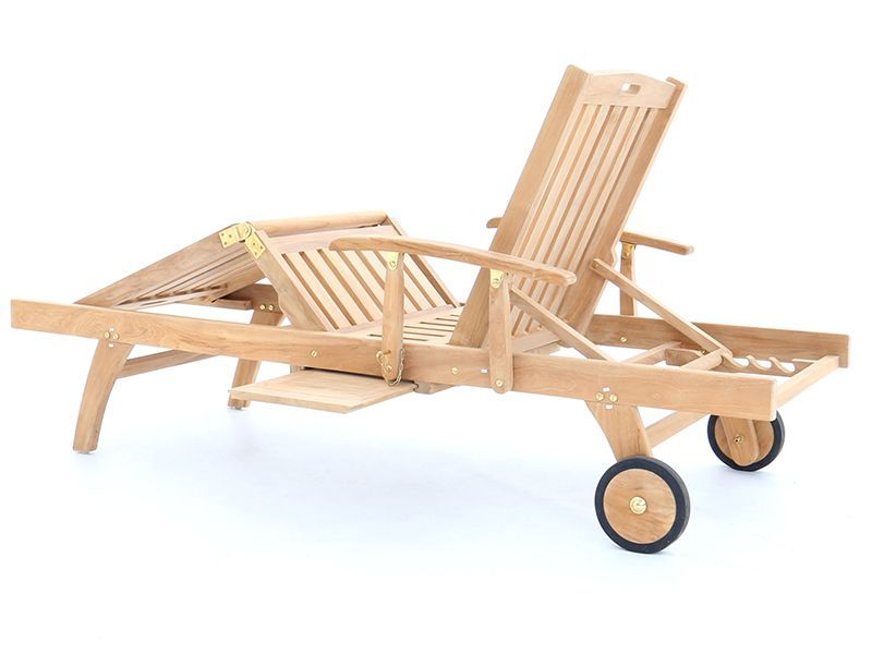 Stratford Sun Lounger-Garden Furniture Centre-MidInstock,instock,MidRange,Loungers,Outdoor Furniture,Teak Garden Furniture,Loungers & Daybeds,Teak,Teak Loungers,Teak Loungers Loungers-{collection_title}